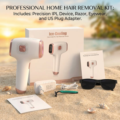 Ice-Cooling IPL Hair Removal
